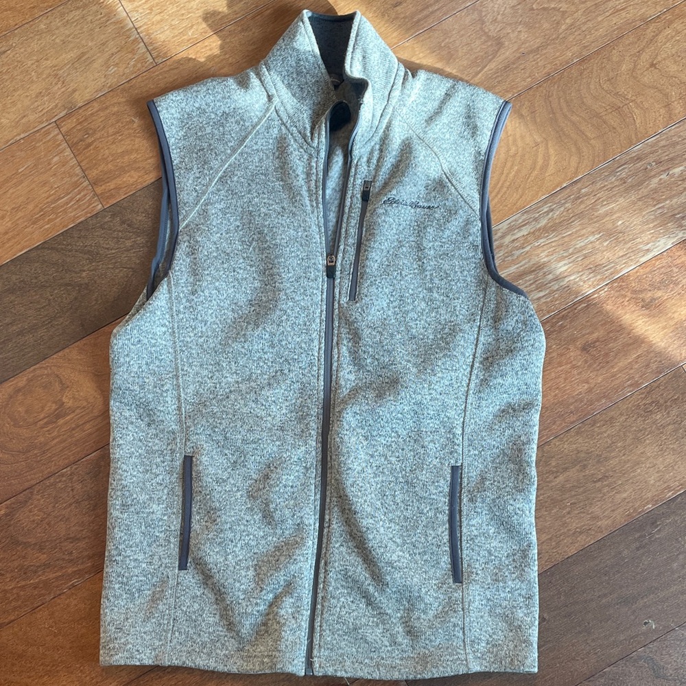 Eddie Bauer Men's Heather Gray Vest